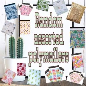 100 6x9 Random assorted designer polymailers